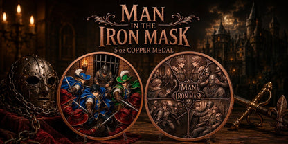 Man in the Iron Mask 5 oz Copper Medal (06/15)