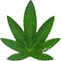 In Stock! 2011 Benin Sativa Cannabis Leaf Shaped Scented 27g Silver Plated CN Coin (01/19)