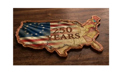 2026 10oz 13 Colonies Frontier .999 Colorized Copper USA Shaped 250 years Anniversary Bar