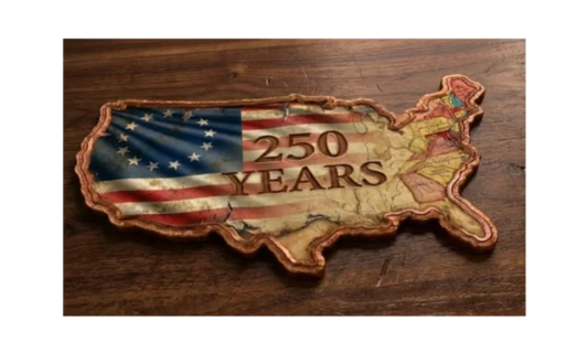 2026 10oz 13 Colonies Frontier .999 Colorized Copper USA Shaped 250 years Anniversary Bar