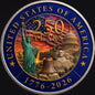 Estimate: Golden State Mint 2026 USA 250th Anniversary 1 oz Silver Colorized Medal (Mintage TBD at end of Presale)