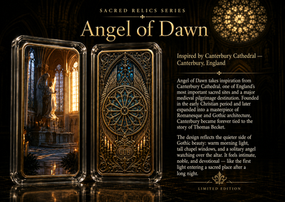 2026 Angel of the Dawn 10oz Avdp Colorized .999 Copper Bar