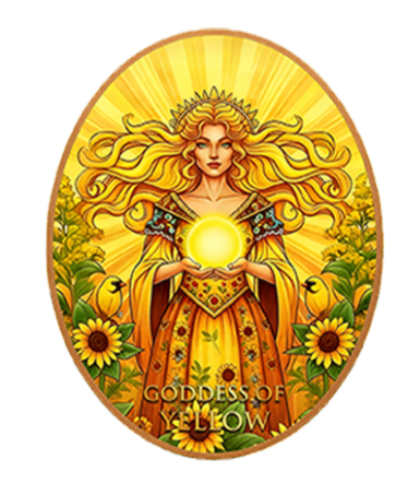 5th in series! 100 Gram Goddess Series - Goddess of Yellow Colorized Copper in Display Box