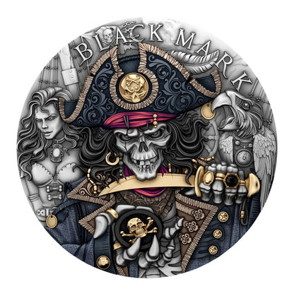 In Stock! 2026 Niue Black Mark 2 oz Silver Coin (01/30)