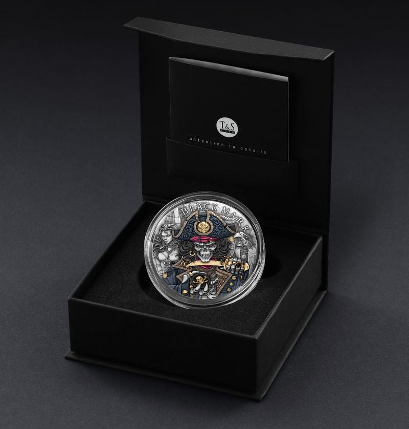 In Stock! 2026 Niue Black Mark 2 oz Silver Coin (01/30)