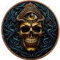 In Stock! Evil Eye HR Colorized Proof 1 oz Copper Round