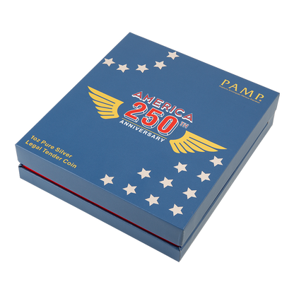 In Stock! 2026 Solomon Islands 250th Ann. of the U.S. Stars and Stripes Shaped 1 oz Silver Coin