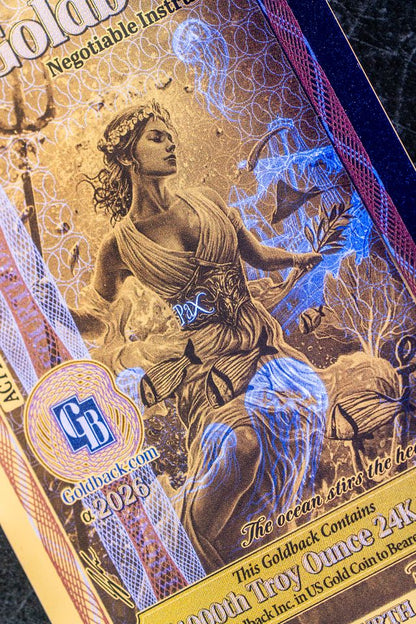 NEW Florida Goldback 1/4 - Contains 1/4000 oz of .999 fine gold