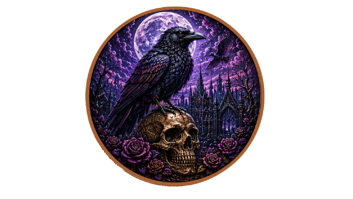 5oz Nevermore Colorized Copper in Capsule