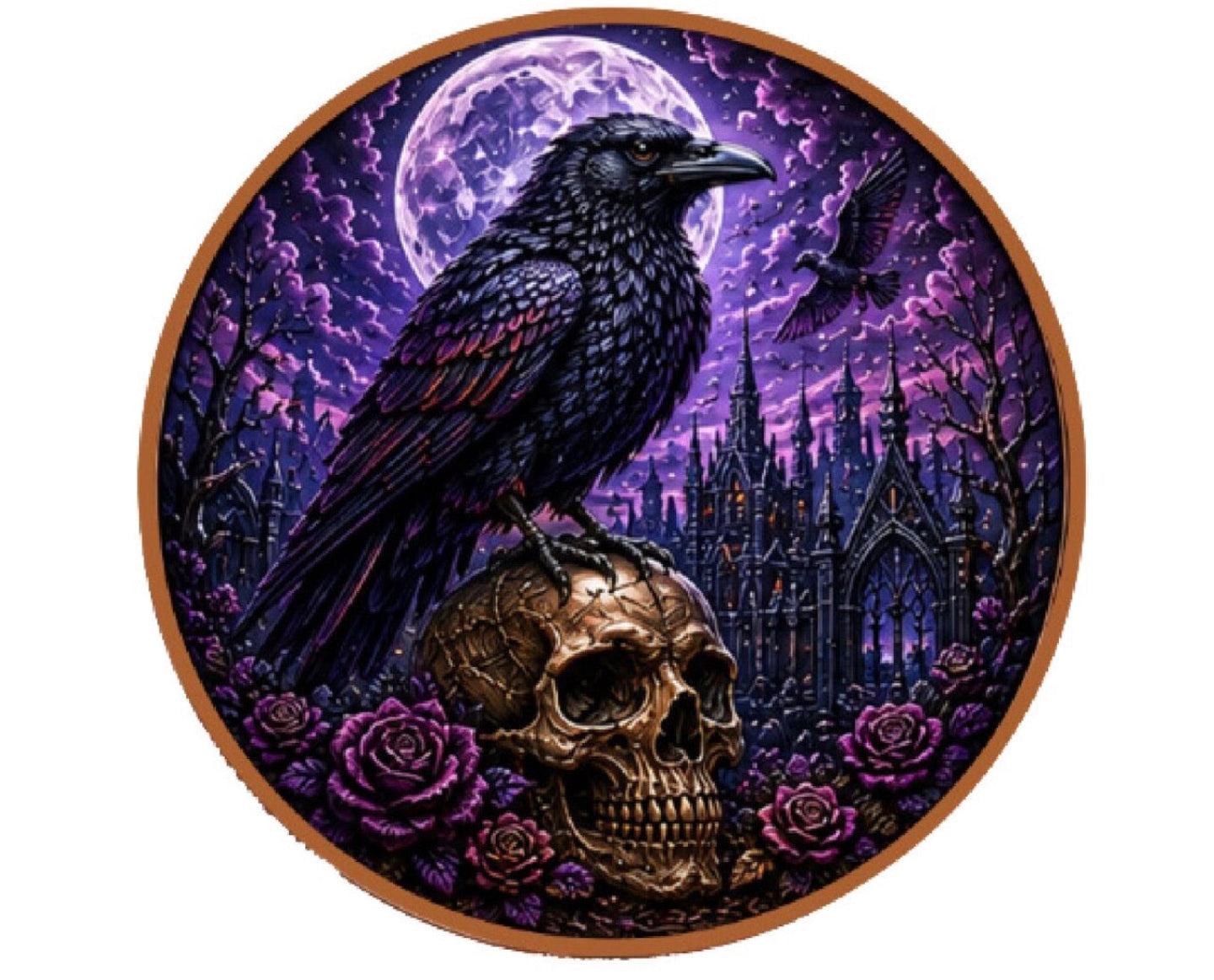 5oz Nevermore Colorized Copper in Capsule