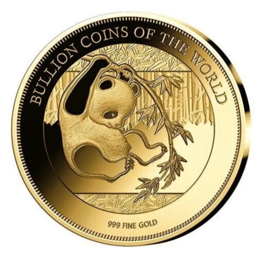 In Stock! 2020 Chad Bullion Coins of the World Panda 1/500 oz Gold Coin