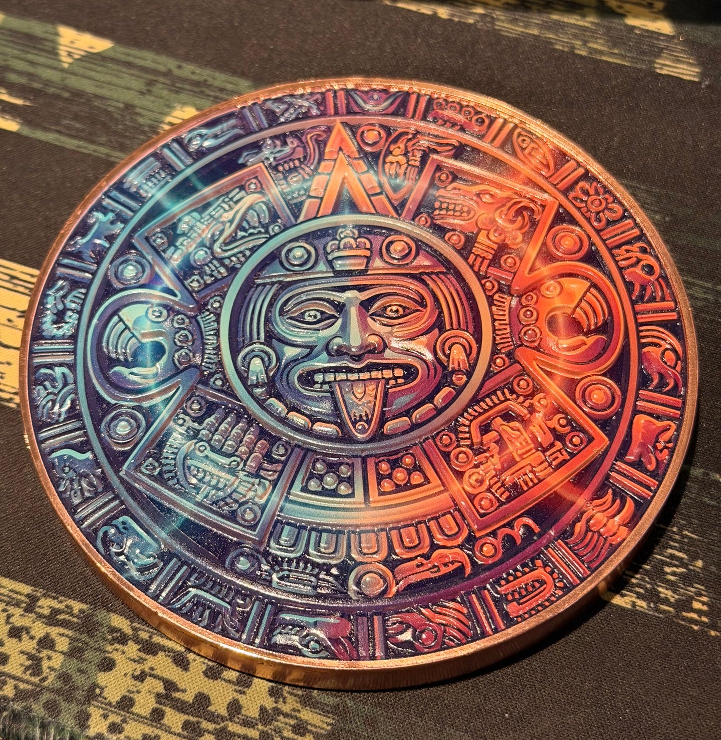 KILO! 2026 Angel of Independence 120mm Jumbo Kilo .999 Colorized Copper Medallion
