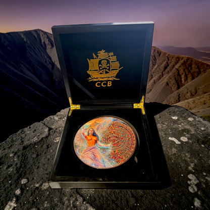 KILO! 2026 Angel of Independence 120mm Jumbo Kilo .999 Colorized Copper Medallion
