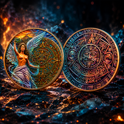 KILO! 2026 Angel of Independence 120mm Jumbo Kilo .999 Colorized Copper Medallion
