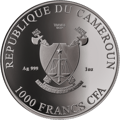In Stock! 2025 Cameroon Three Graces Enigma Edition 1 oz Silver Coin (01/30)