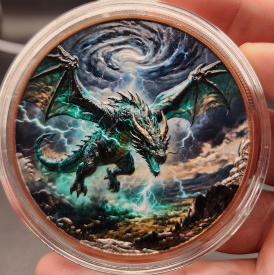 In Stock! 2026 Dragon Flight 5oz .999 Fine Copper in Capsule