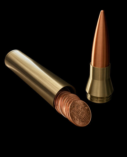 LITTLE BERTHA .50 cal holds up to 40 RAW 1oz coins/rounds!