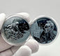 In Stock! 2025 Germania Ragnarok - Loki & Heimdall 2x 1 oz Black Silver Round