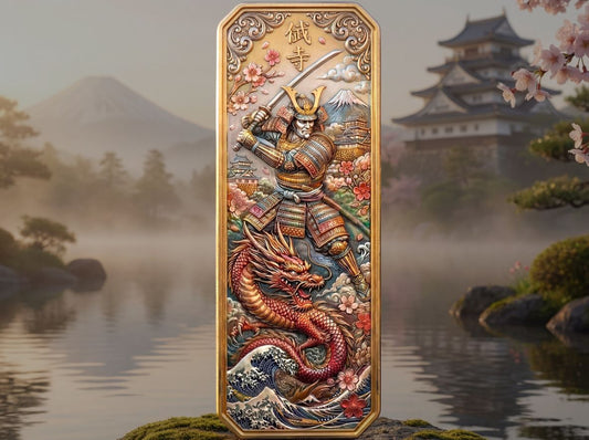 Emergency release! Ancient Legacies Japan Colorized 5 oz Copper Medal (10,000 Mintage)