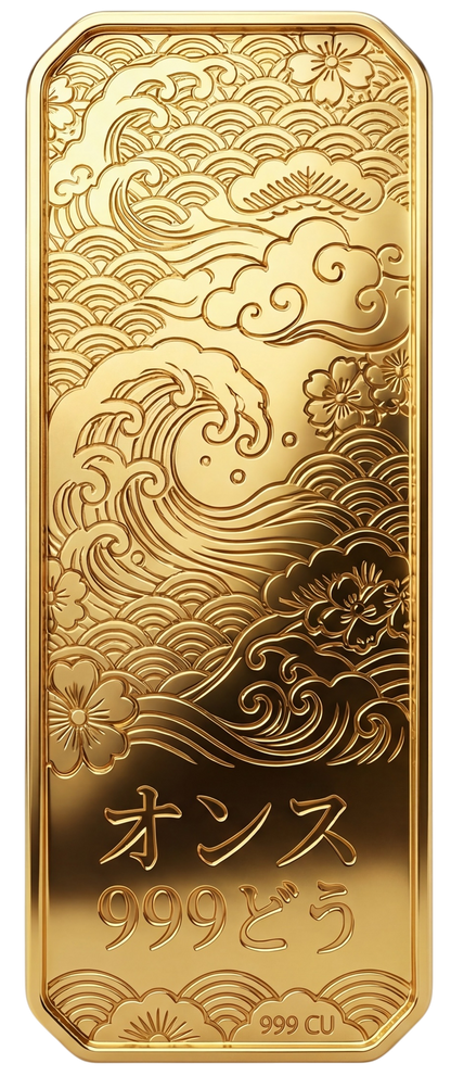 Ancient Legacies - Japan 24k Gold Gilt 1 oz Copper Medal (01/28)