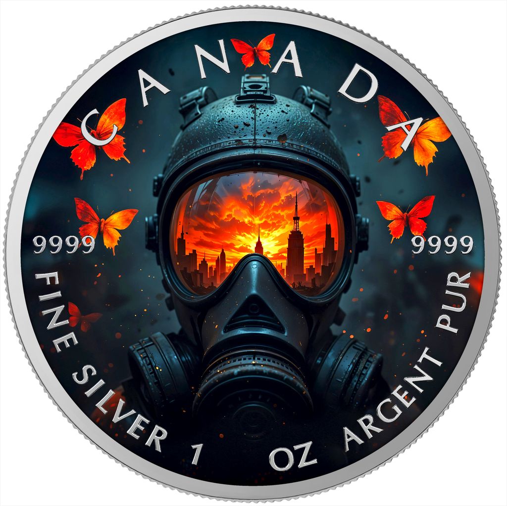 In Stock! 2025 Canada Maple Leaf Silent Extinction Edition 1 oz Silver Coin (200 Mintage)