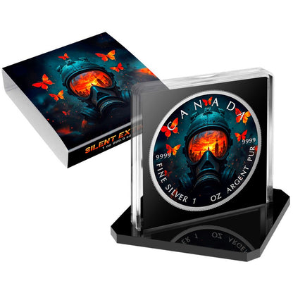 In Stock! 2025 Canada Maple Leaf Silent Extinction Edition 1 oz Silver Coin (200 Mintage)