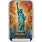 In Stock! Flags of the World - USA Colorized 1 oz Silver Bar (01/26)