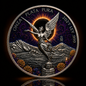 In Stock! 2021 Mexico Libertad Eclipse Celestial 1oz .999 Silver Coin Colorized Edition