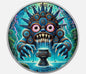 In Stock! 2024 1 oz Mexican Libertad Tlaloc Holographic Colorized Silver Coin