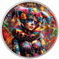 In Stock! Mexico 2024 Dia De Los Muertos Harlequin 1 oz Silver