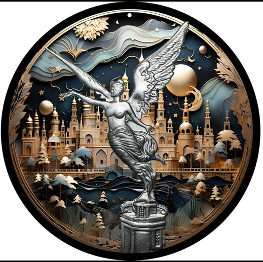 In Stock! 2024 Mexico Libertad Magical Palace 1 oz Colorized Silver Art Coin (100 Mintage)