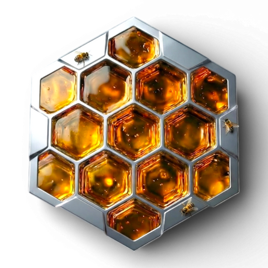 2026 Hexahive Bee Silver Gilded 5 oz Copper Medal (5,000 Mintage)