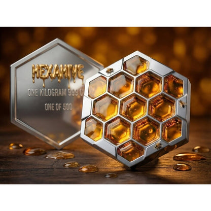 2026 Hexahive Bee Silver Gilded 1 KILO Copper Medal