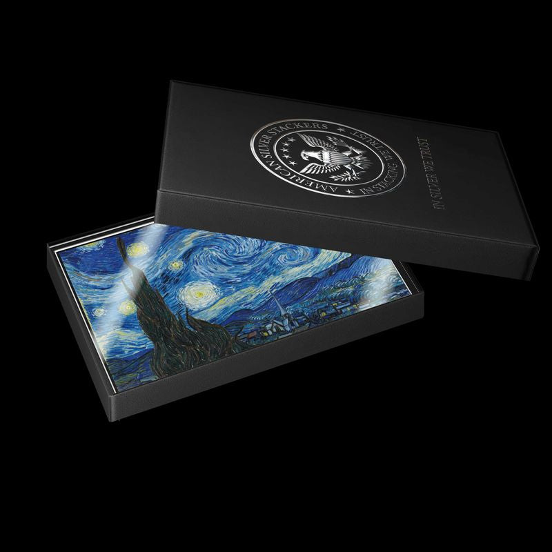 In Stock! 2026 Ghana Starry Night by Vincent Van Gogh 5g Silver Foil