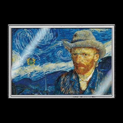 In Stock! 2026 Ghana Starry Night by Vincent Van Gogh 5g Silver Foil