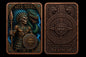 APM Mint Aztec Dragon Relic Series First Release - The Undead Warrior King - 5 oz Copper Colorized Bar in Capsule (1000 Mintage)
