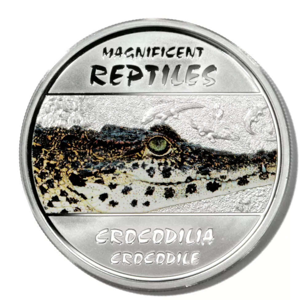2013 Congo Magnificent Reptiles 4 x 20g Silver Coin Set