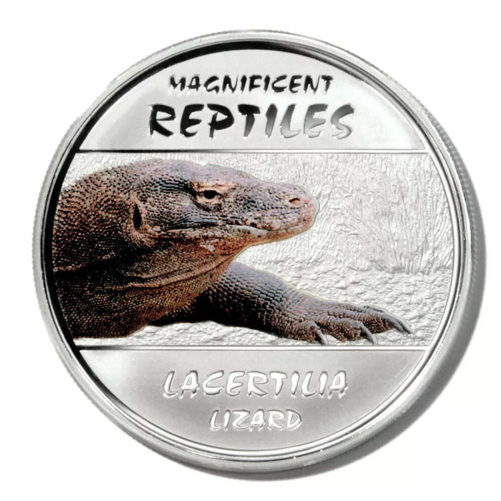 2013 Congo Magnificent Reptiles 4 x 20g Silver Coin Set