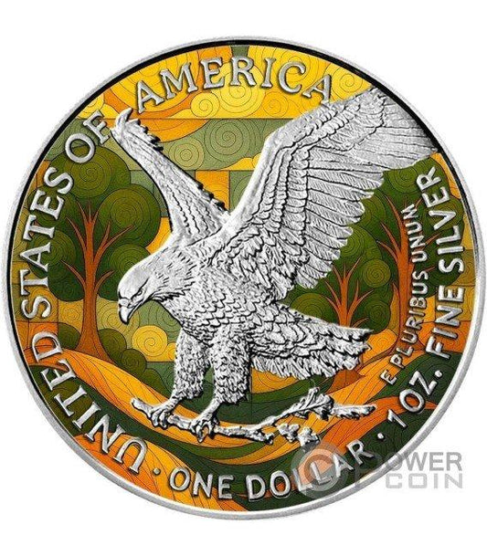 In Stock! EAGLE Picasso Untamed 1 Oz Silver Coin 1$ USA 2025 (100 Mintage)