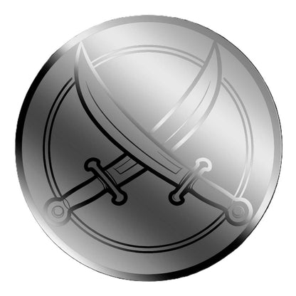 Deal of the Day! In Stock! 2026 Liberia Privateers vs Pirates 1/1000 oz .999 Platinum Coin in Card