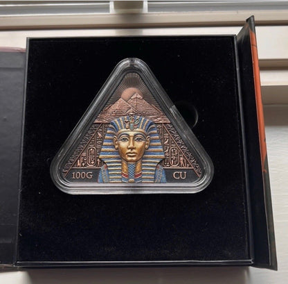 In Stock! 100 Gram Pharaoh's Legacy Colorized Copper in Display Box