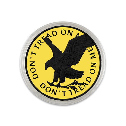 In Stock! 2025 U.S. Eagle Don't Tread of Me Ruthenium Edition 1 oz Silver Coin