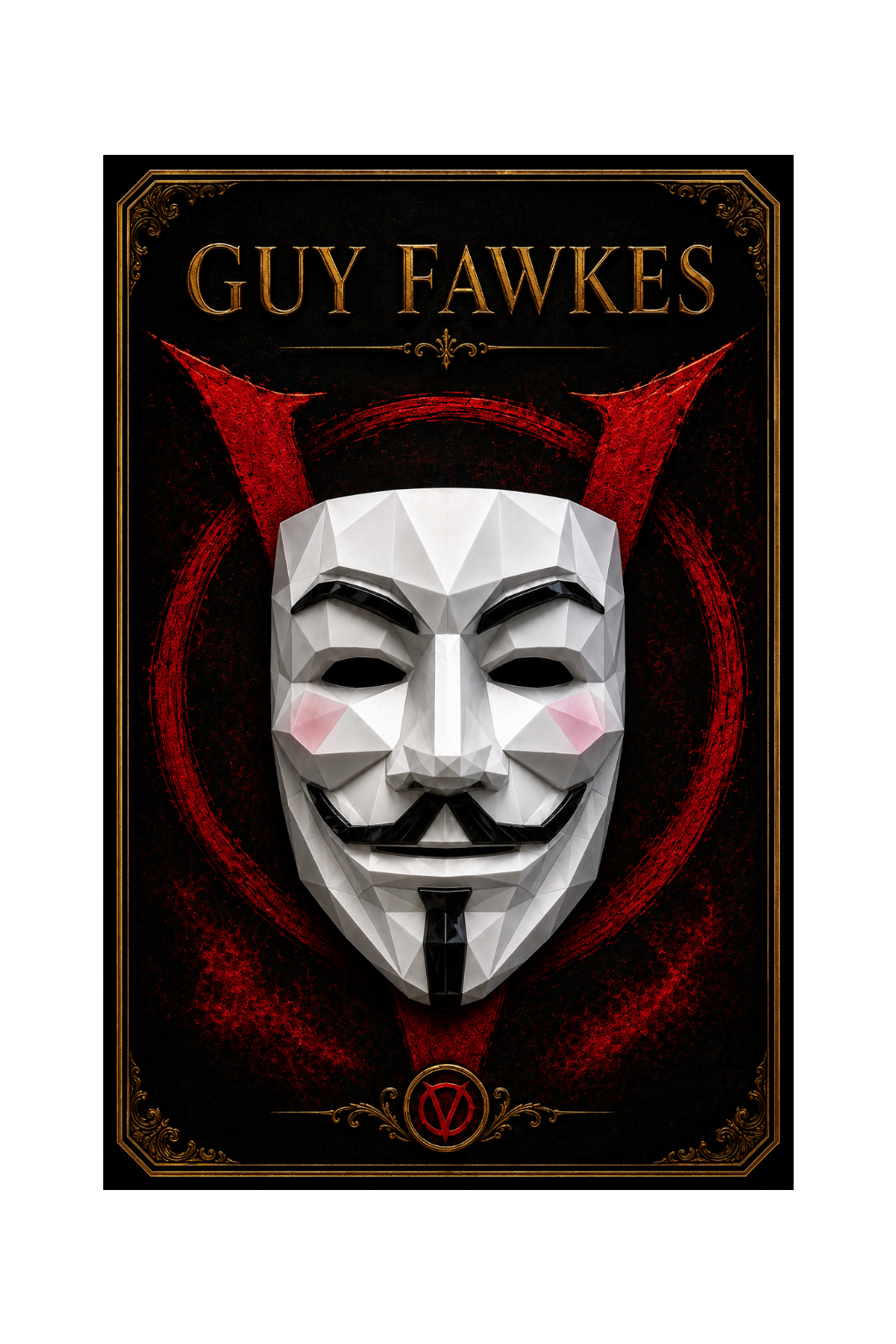2026 Jumbo Remember Guy Fawkes — 1/1000 Limited-Edition .9999 Pure Gold Mask