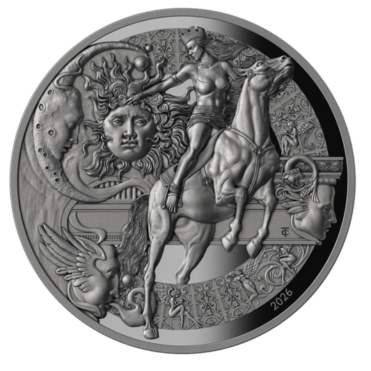 2026 Liberia Queen of Creativity Proof 2 oz Silver Coin (02/06)