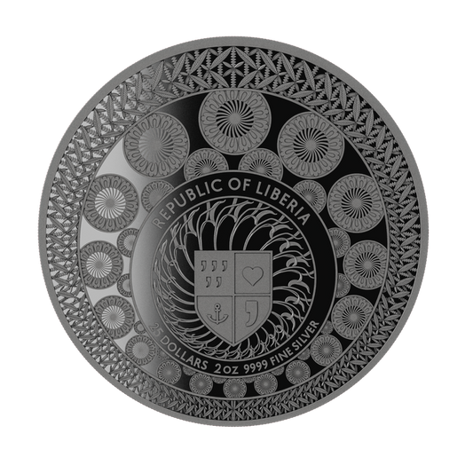 2026 Liberia Queen of Creativity Proof 2 oz Silver Coin (02/06)