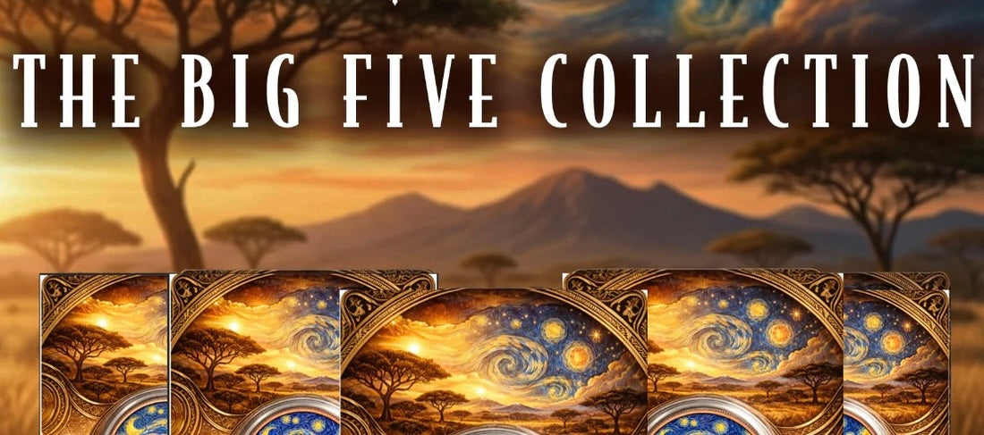 You get ALL 5! 2026 African Big 5 Starry Night Fusion 1oz .999 Copper in Blister