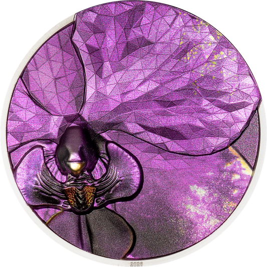 2026 Cook Islands Bionics Orchid UHR 1 oz Silver Coin (02/11)