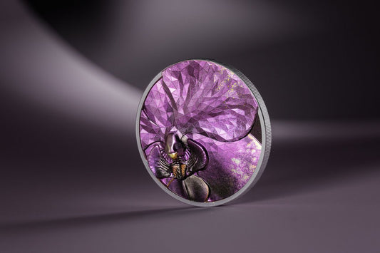 2026 Cook Islands Bionics Orchid UHR 1 oz Silver Coin (02/11)