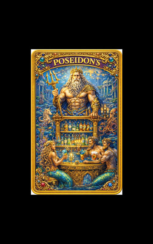 2026 Olympus Series Poseidon Colorized 5 oz Copper Medal (02/09). New series!