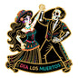 In Stock! 2026 Liberia Dia De los Muertos Bailando Shaped 1/1000 oz Gold Coin in Card (02/07)